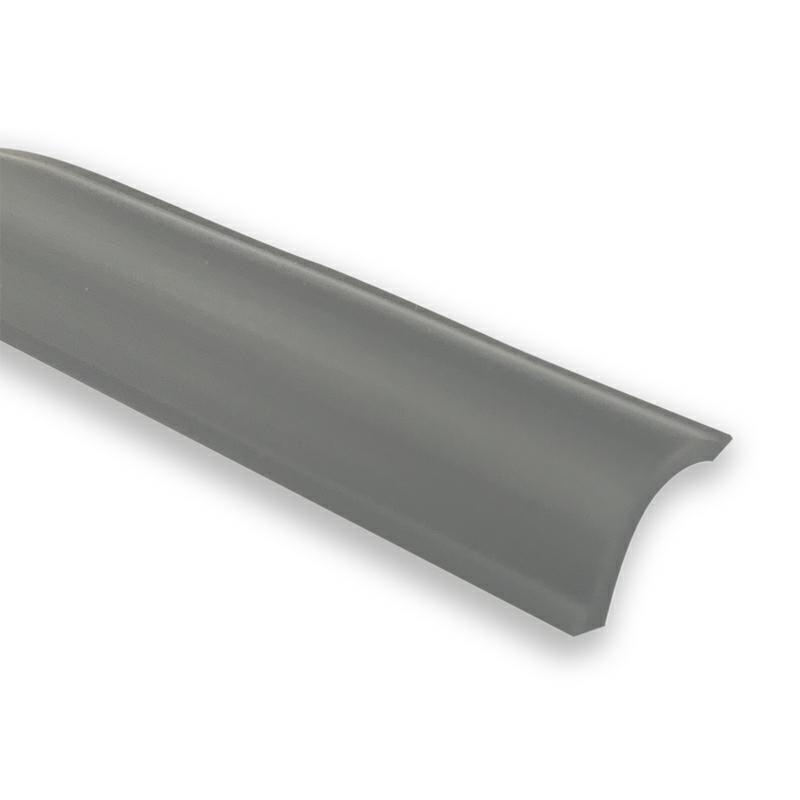 Perfil cubre tornillo de 15 mm.  gris ref: 30035