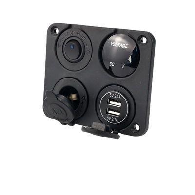 Toma 12V + Toma USB doble + Voltímetro ref: 60228