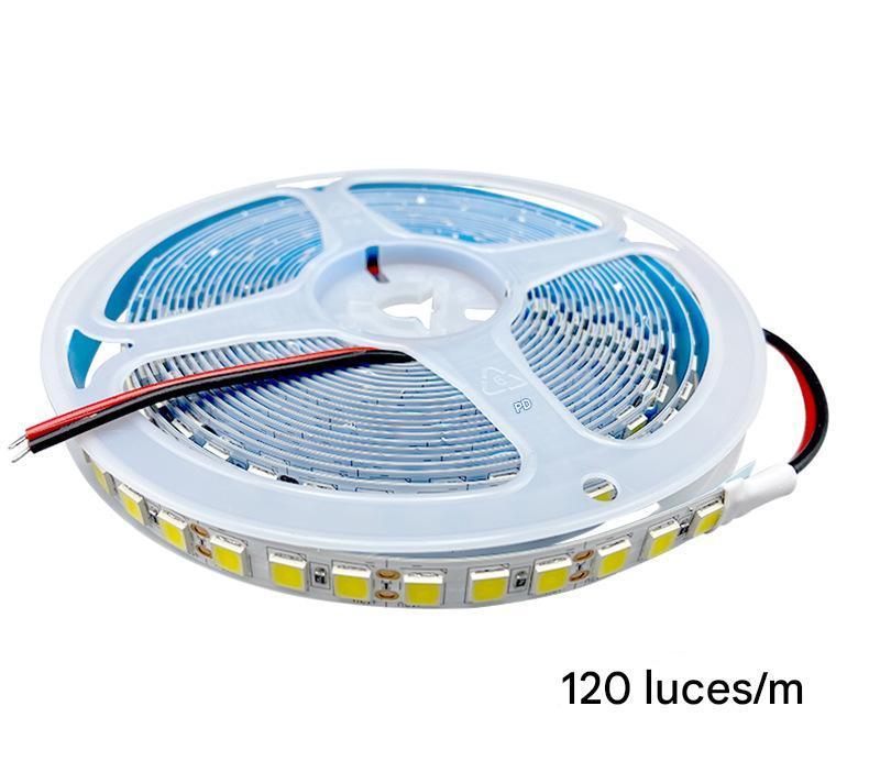 Tira de led autoadhesiva 12v- 120 led--5m. Luz blanca<br>ref: 60715
